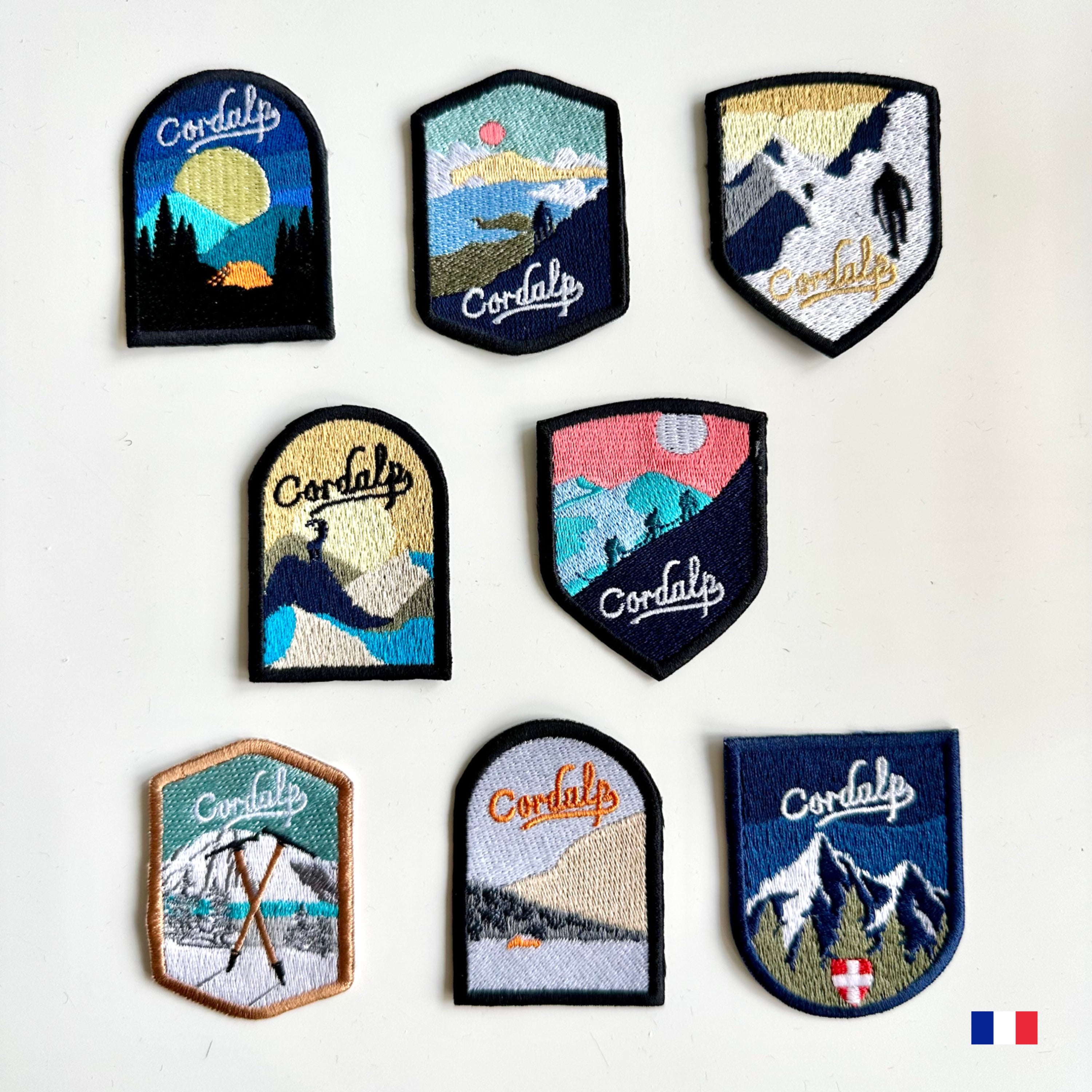 Coffrets 4 Ecussons Thermocollants